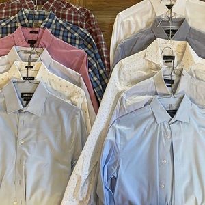 11 Mens Button Down Shirts Zara, Express, JCrew SM